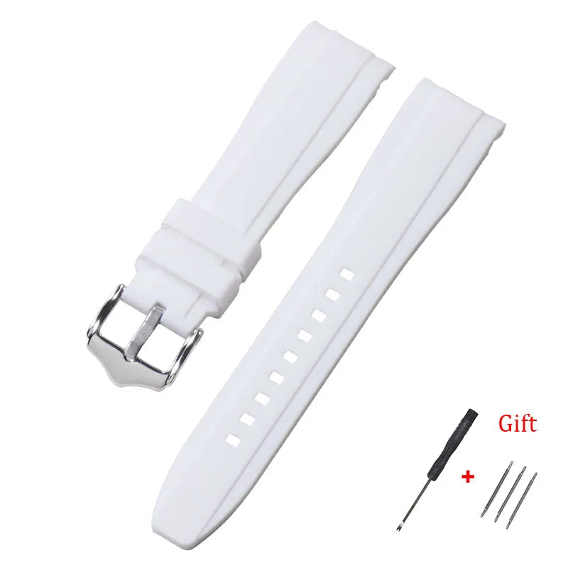 OnePlus Smartwatch Silicone Watch Band Curved End Rubber Strap Bracelet BandsCo Straps