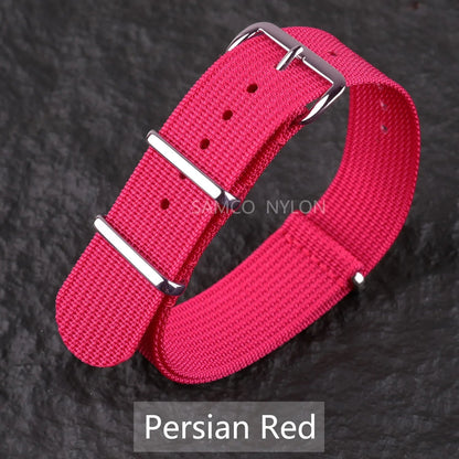 COROS Nylon Ribbed Watch Band For Smartwatch - Military Washable Strap BandsCo Straps