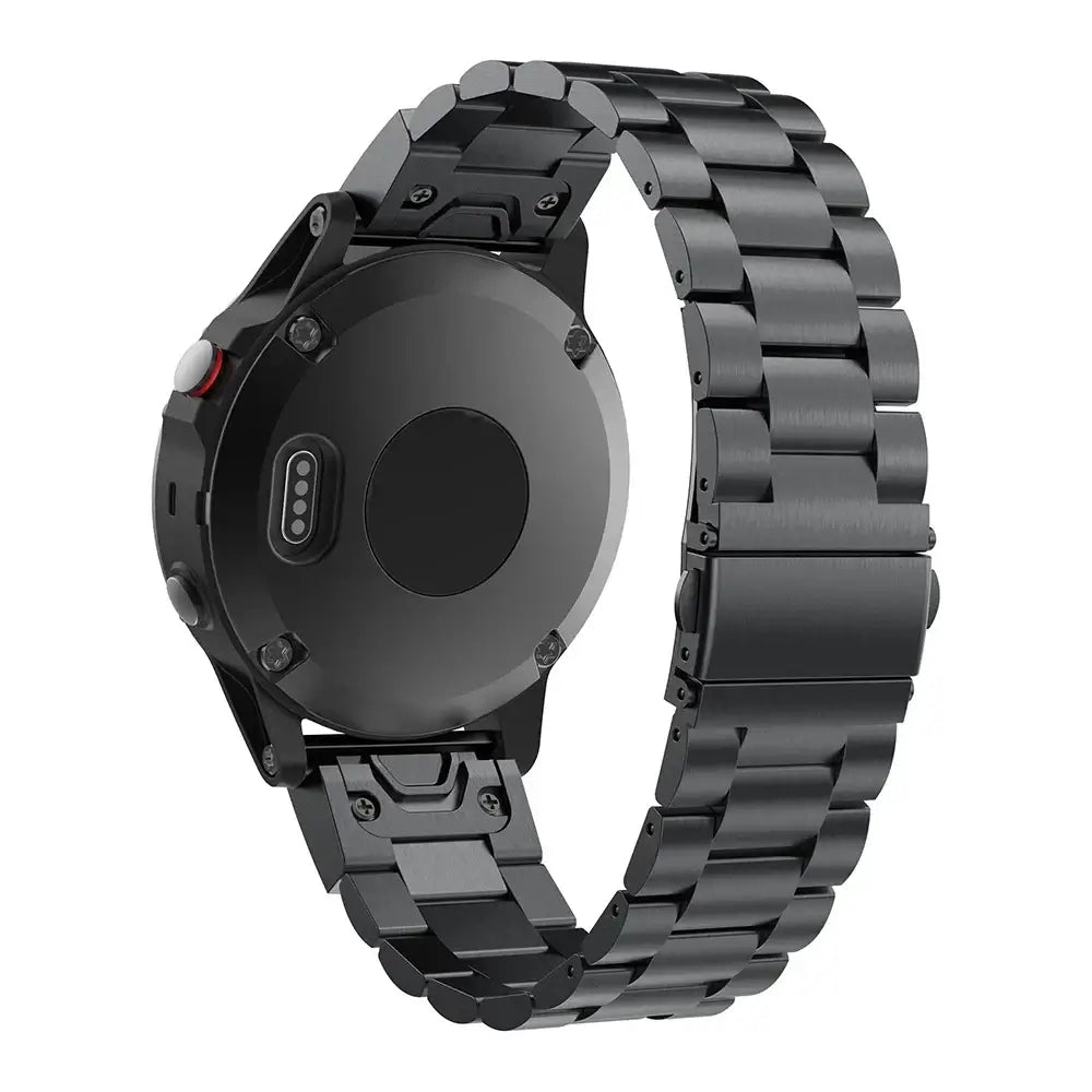 Garmin Stainless Steel QuickFit Strap - Sleek and Stylish BandsCo Straps