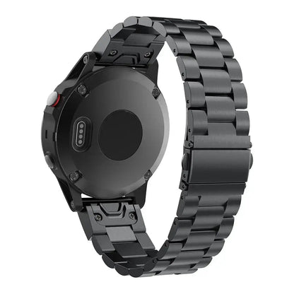 Garmin Stainless Steel QuickFit Strap - Sleek and Stylish BandsCo Straps