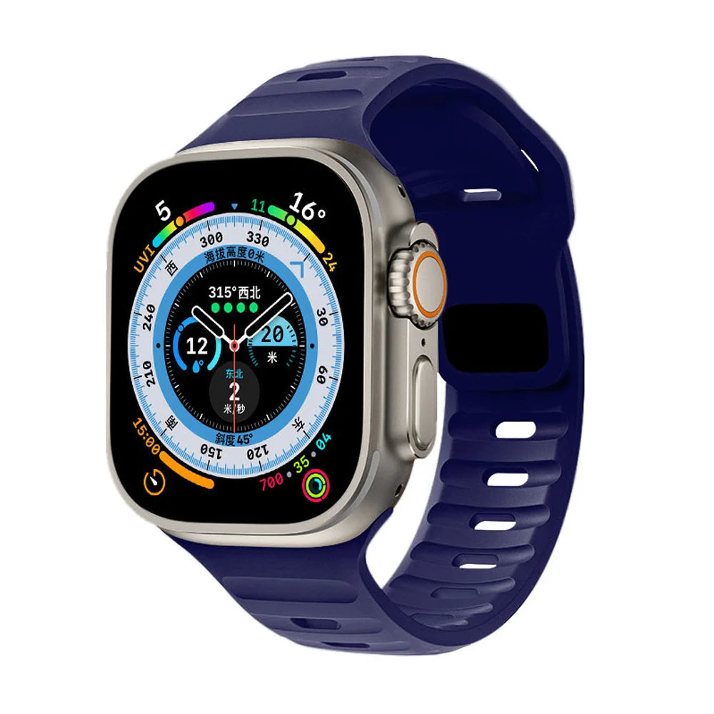 Apple Watch Silicone Strap - Waterproof, Sporty, Flexible BandsCo Straps