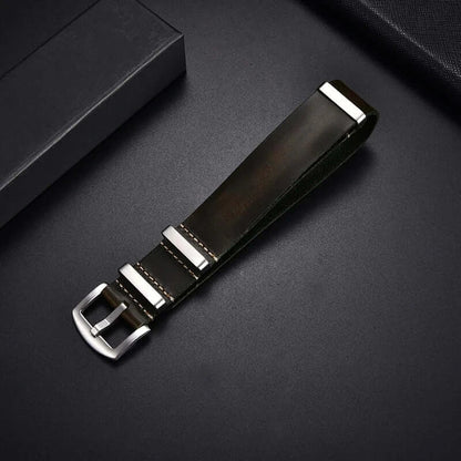 Suunto Leather Band - Genuine, Classic, Premium Quality BandsCo Straps
