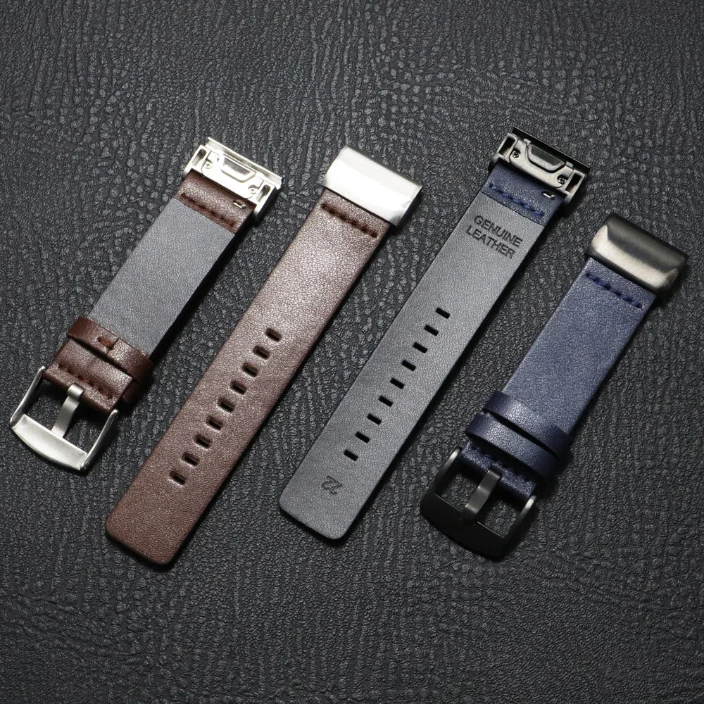 Garmin Leather Watch Band - Premium Comfort Stylish Design BandsCo Straps
