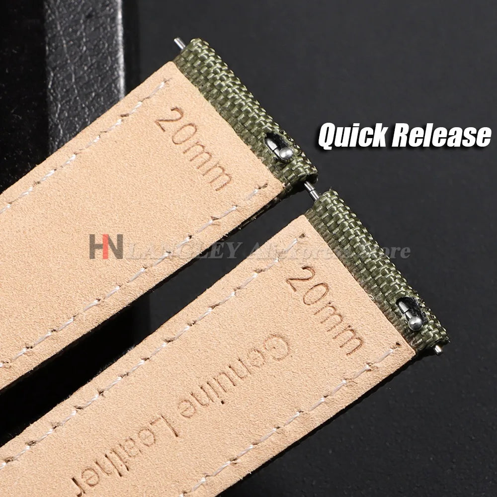 COROS Watch Band Sailcloth Nylon Quick Release Waterproof Strap Universal BandsCo Straps