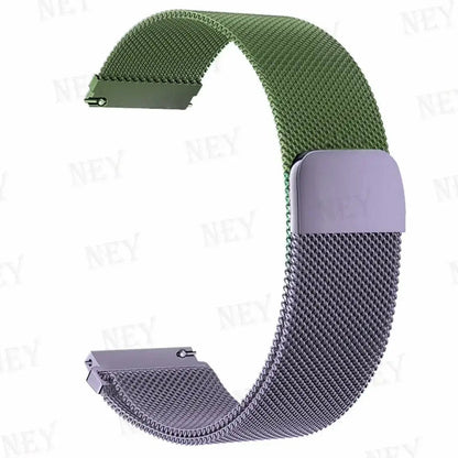 Amazfit Milanese Loop Band Stainless Steel Smartwatch Strap Metal Bracelet BandsCo Straps