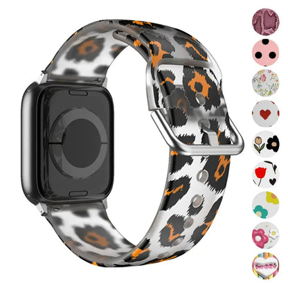 Apple Watch Silicone Strap - Colorful Floral Pattern Band BandsCo Straps