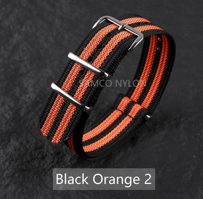 COROS Nylon Ribbed Watch Band For Smartwatch - Military Washable Strap BandsCo Straps