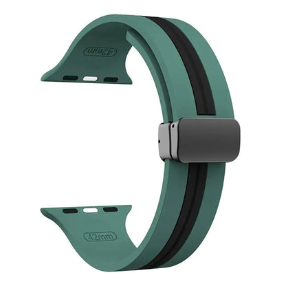 Apple Watch Silicone Strap - Durable Magnetic Closure Design BandsCo Straps