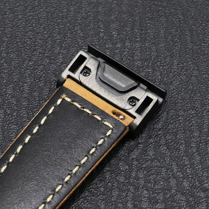 Garmin Genuine Leather Band - Stylish and Durable BandsCo Straps