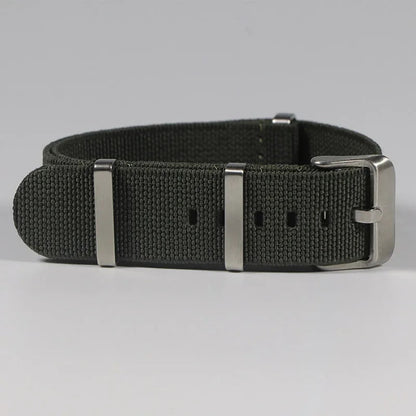 Polar Watch Band Nylon Elastic Strap Unisex Military Style Blue Red BandsCo Straps