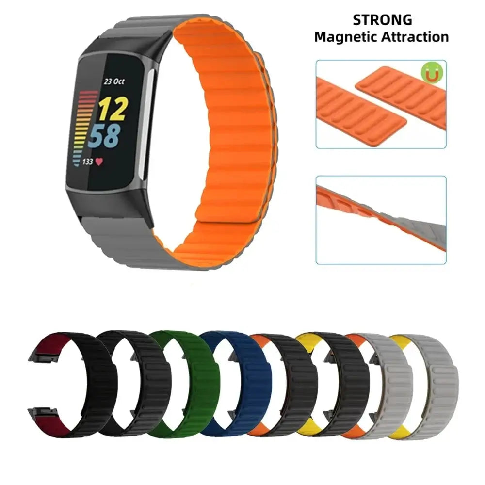 Fitbit Charge 5 6 Silicone Band - Soft, Flexible, Stylish BandsCo Straps