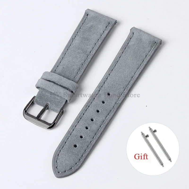 OnePlus Smartwatch Vintage Suede Leather Band Quick Release Strap BandsCo Straps