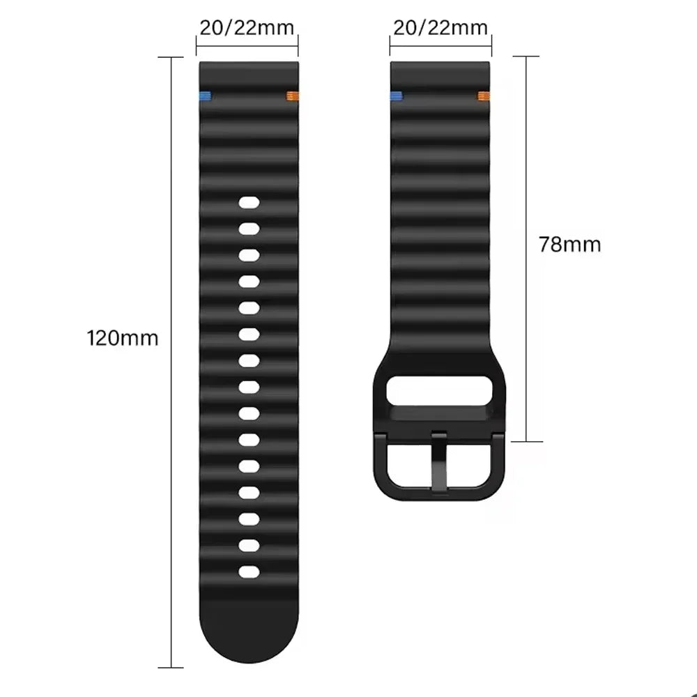 Amazfit Silicone Band for Smartwatch Durable Sport Wrist Strap BandsCo Straps
