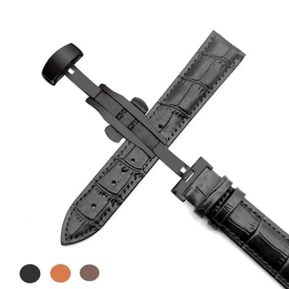 Samsung Galaxy Watch Leather Strap - Premium Classic Design BandsCo Straps
