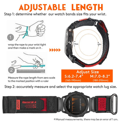 Garmin Nylon Band - Durable Military Sports Strap BandsCo Straps