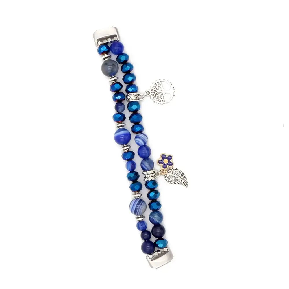 Fitbit Inspire 3 Beaded Elastic Band – Stylish Stretch Bracelet Strap BandsCo Straps