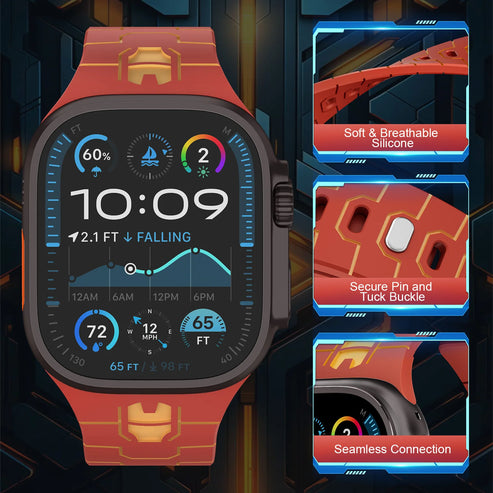 Durable Silicone Watch Strap