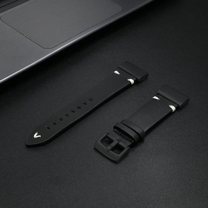 Garmin Leather Soft Strap - Premium Comfort Band BandsCo Straps