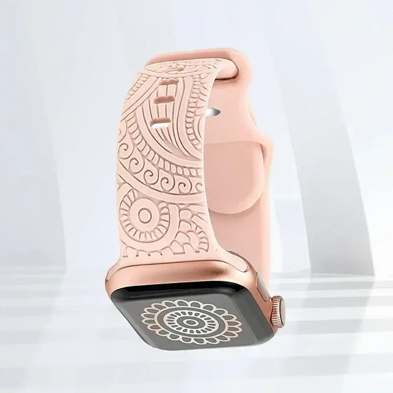 Apple Watch Silicone Strap - Stylish, Engraved Design BandsCo Straps