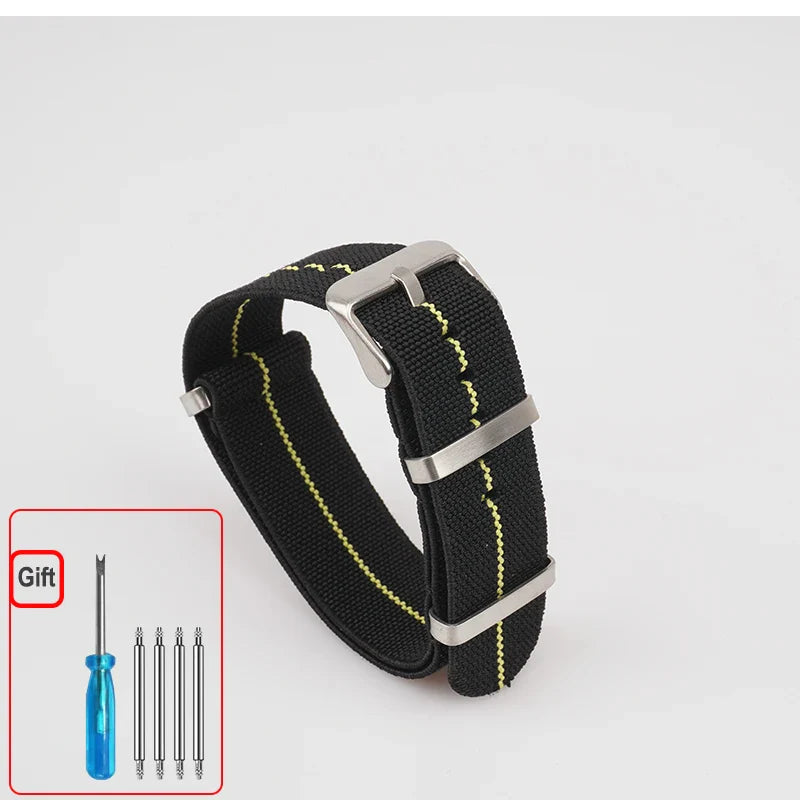 COROS Elastic Nylon Watch Band - Washable Waterproof Strap For Outdoors BandsCo Straps