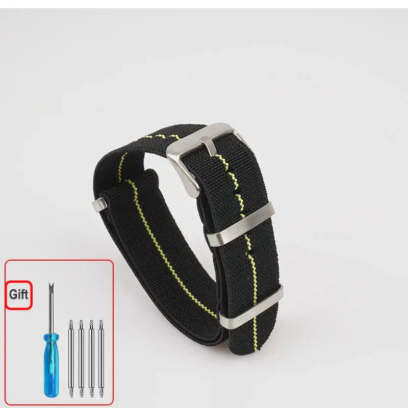 Amazfit Nylon Watch Band NATO Strap Waterproof Washable Elastic BandsCo Straps