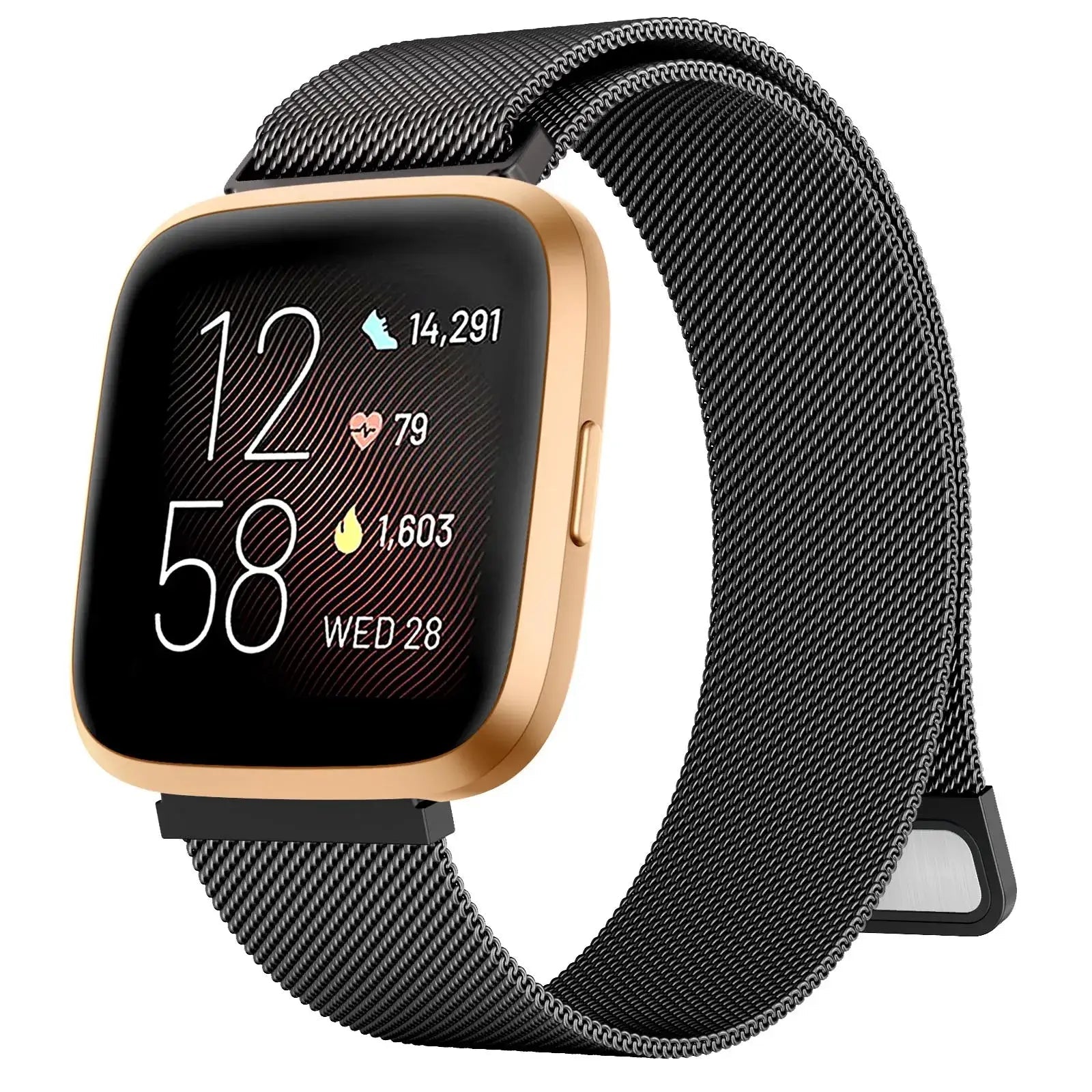 Fitbit Versa & Sense Metal Band - Premium Steel Strap BandsCo Straps