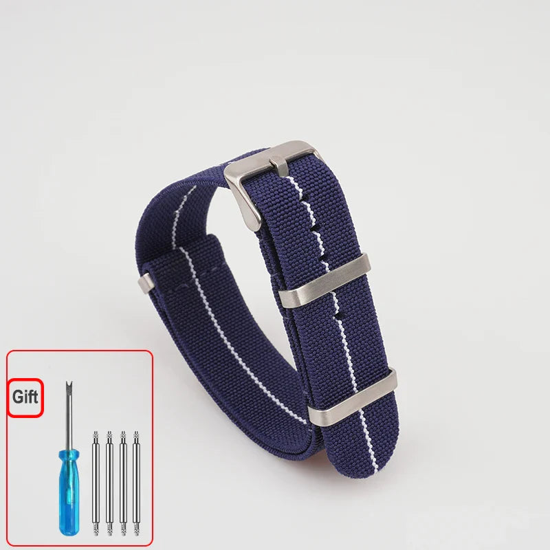 Polar Elastic Nylon Watch Band, NATO Strap for Polar Smartwatch, Waterproof BandsCo Straps