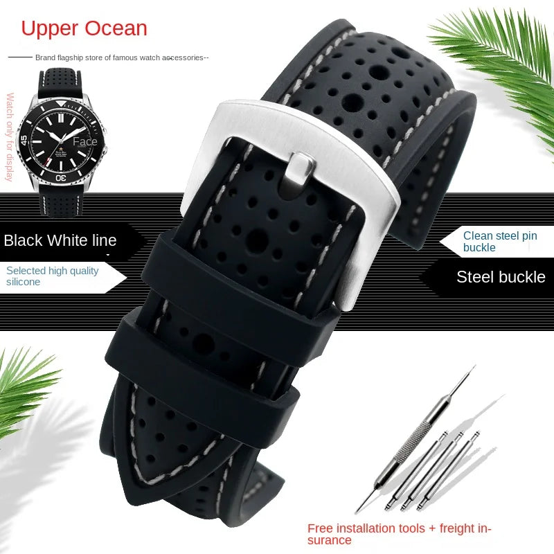 Polar Watch Band Breathable Silicone Strap For Polar Smartwatch BandsCo Straps