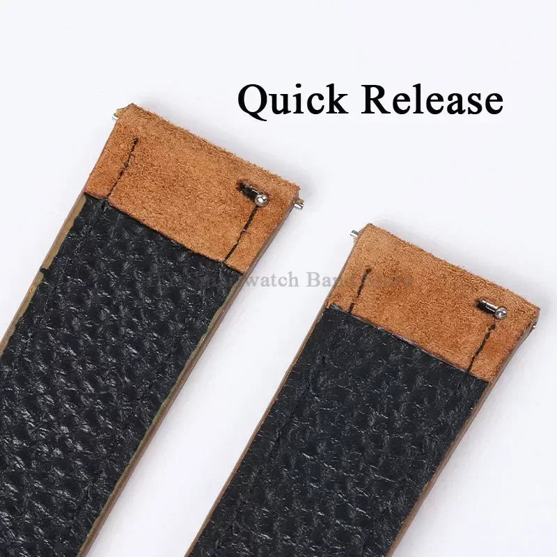 Polar Suede Leather Watch Strap For Polar Smartwatch - Handmade Quick Release BandsCo Straps