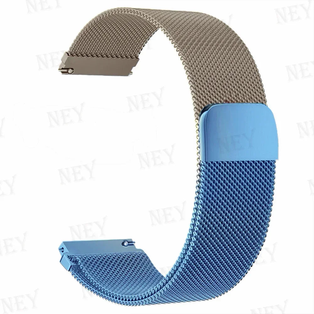 Amazfit Milanese Loop Band Stainless Steel Smartwatch Strap Metal Bracelet BandsCo Straps