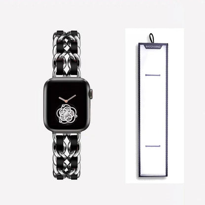 Apple Watch Stainless Steel Strap - Luxury Chain Design BandsCo Straps
