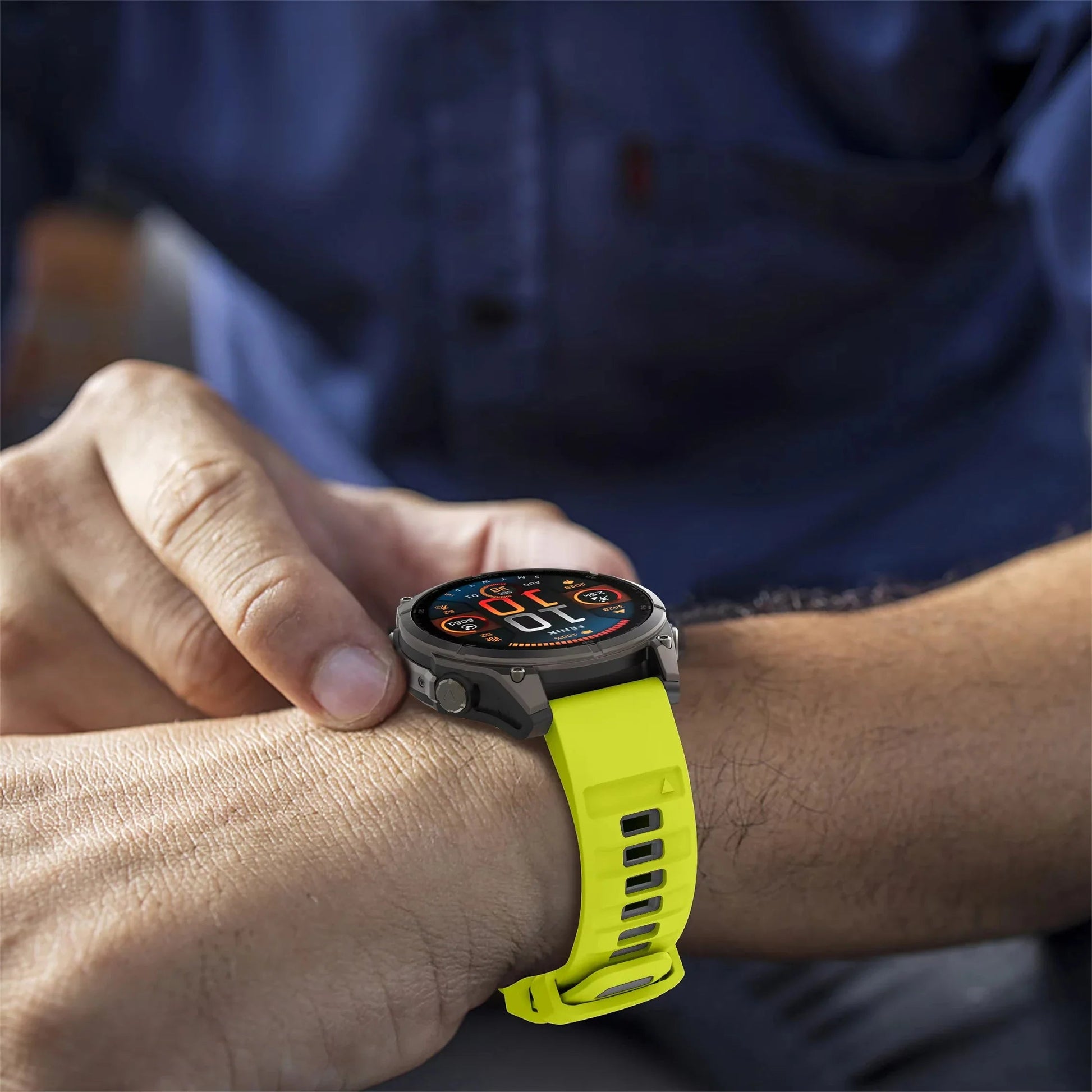 Garmin Silicone Strap - Soft Flexible Comfortable Band BandsCo Straps
