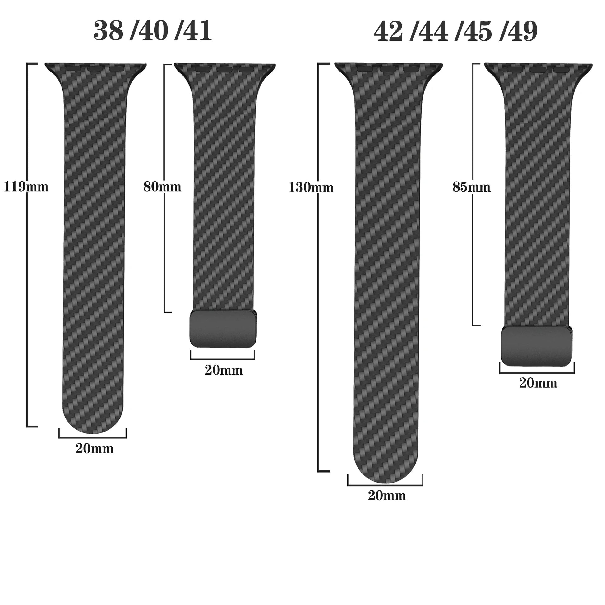Apple Watch Silicone Strap - Magnetic Buckle, Durable Design BandsCo Straps