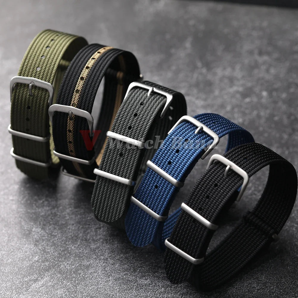 COROS Nylon Ribbed Watch Band for Smartwatch - Unisex Durable Fabric Wristband BandsCo Straps
