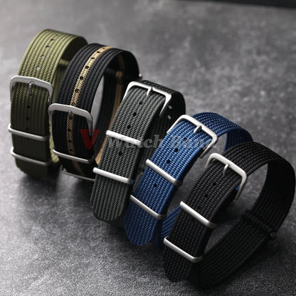 COROS Nylon Ribbed Watch Band for Smartwatch - Unisex Durable Fabric Wristband BandsCo Straps