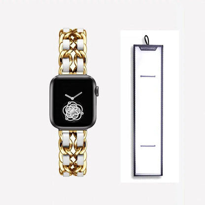 Apple Watch Stainless Steel Strap - Luxury Chain Design BandsCo Straps