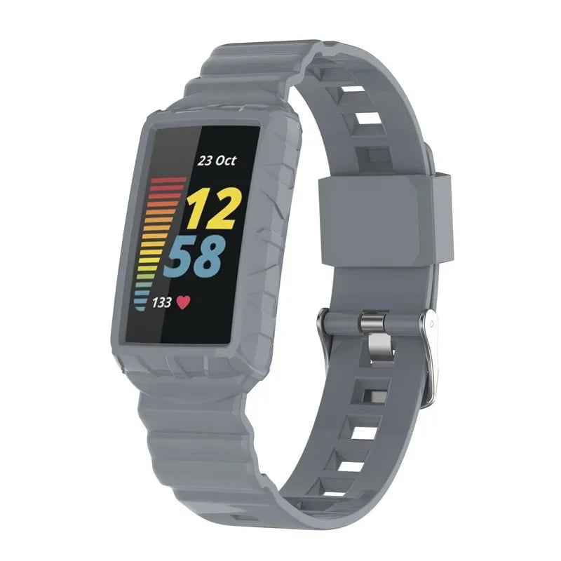Fitbit Charge 5 6 Silicone Strap - Comfortable, Flexible BandsCo Straps