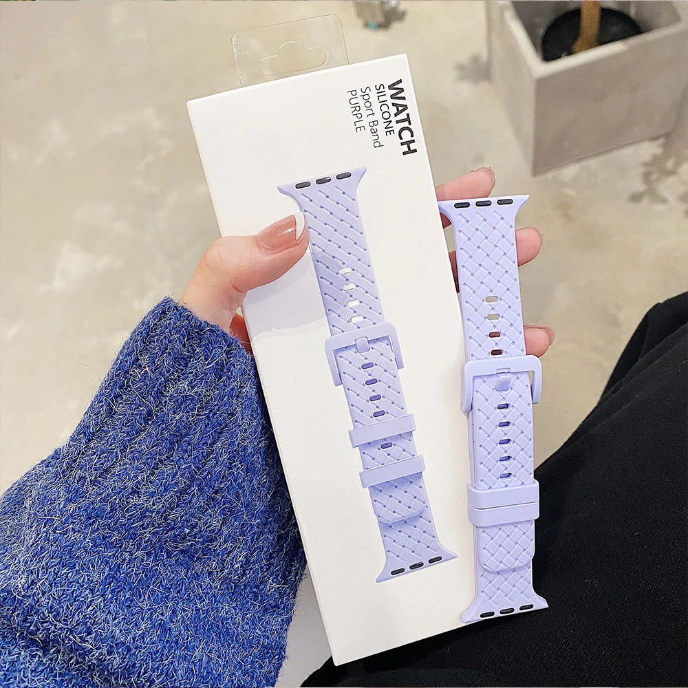Apple Watch Silicone Strap - Soft Comfortable Rubber Band BandsCo Straps