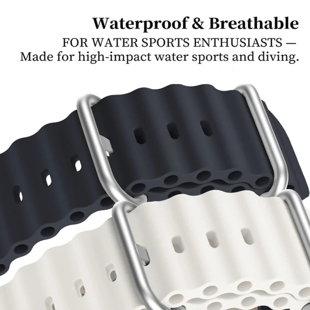 Apple Watch Silicone Strap - Soft Waterproof and Breathable BandsCo Straps