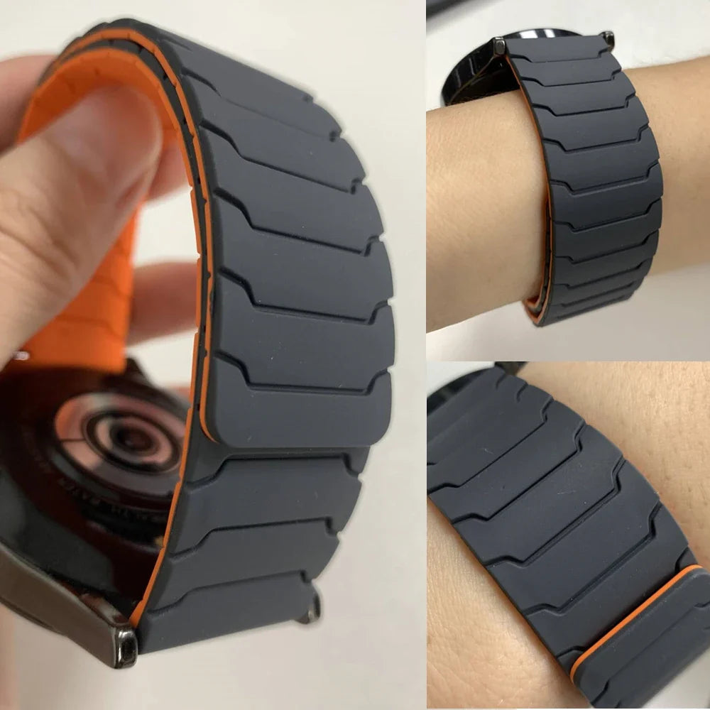 COROS PACE & APEX Segmented Magnetic Silicone Loop Band BandsCo Straps