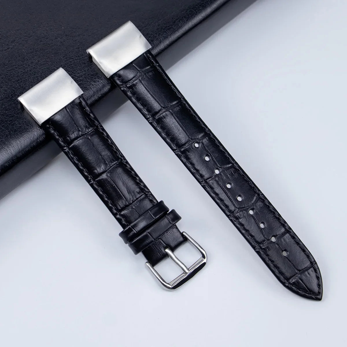 Garmin QuickFit Croc-Embossed Leather Band BandsCo Straps