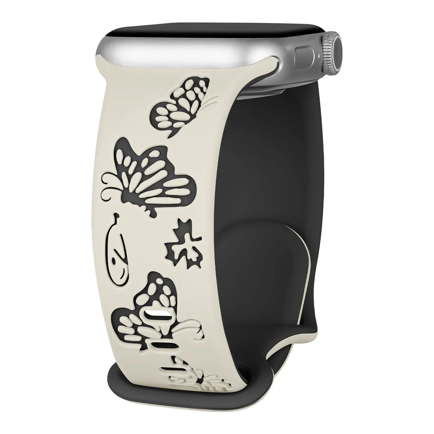 Apple Watch Engraved Silicone Strap - Comfortable Waterproof Band BandsCo Straps