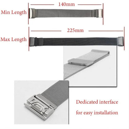 Garmin Metal Milanese Band - Magnetic, Stylish, Comfortable BandsCo Straps