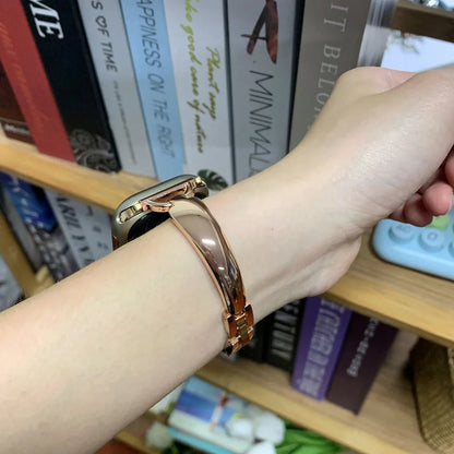 Polished Bangle Cuff Strap for Apple Watch Wristwatchstraps.co