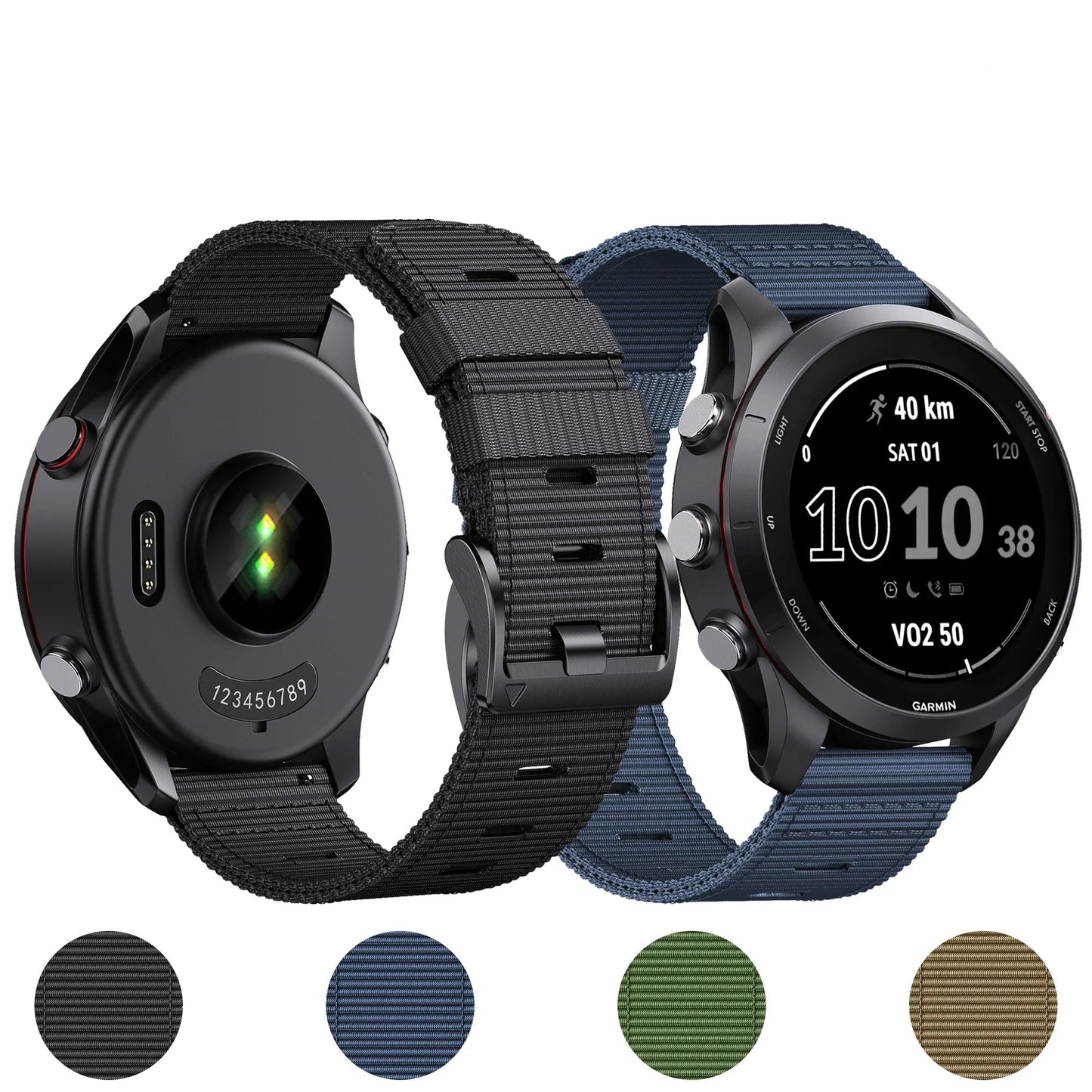 Polar Nylon Loop Watch Band Unisex Strap for Polar Smartwatch BandsCo Straps