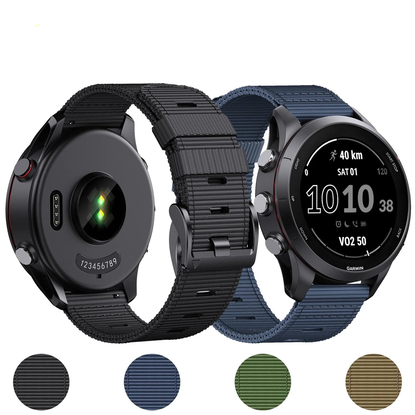 OnePlus Smartwatch Nylon Loop Band Replacement Strap Sport Bracelet BandsCo Straps