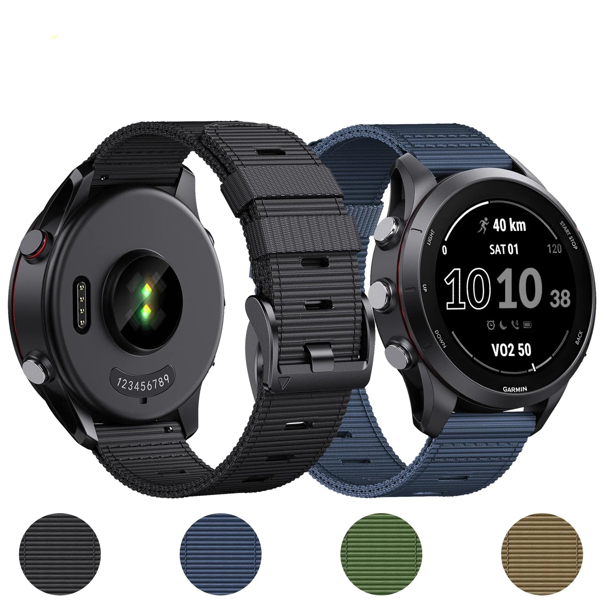 OnePlus Smartwatch Nylon Loop Band Replacement Strap Sport Bracelet BandsCo Straps