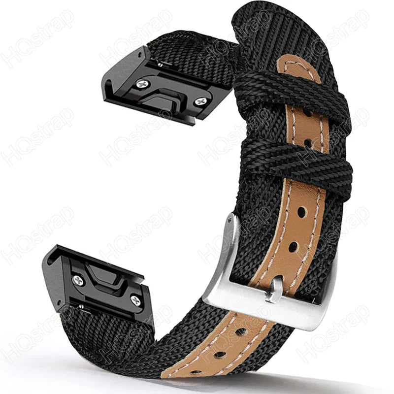 Garmin Sport Nylon Strap - Breathable Comfortable Design BandsCo Straps