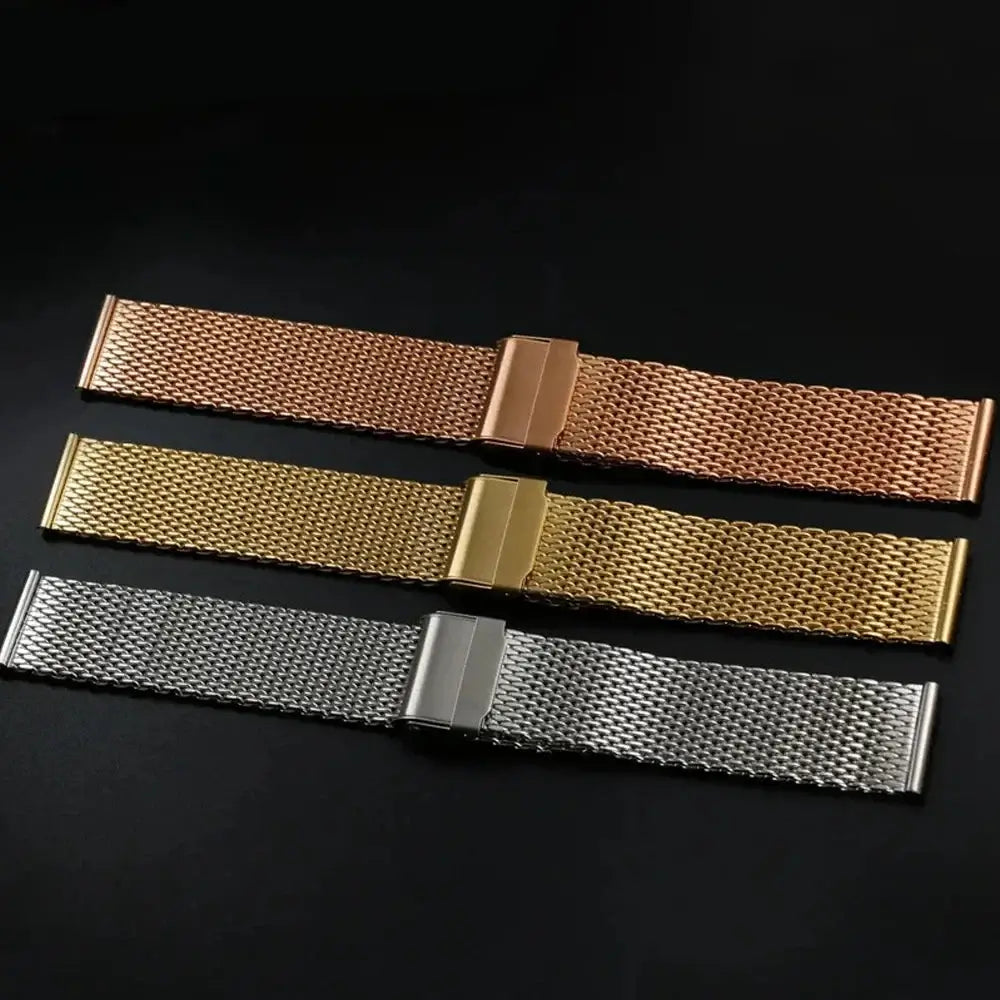 Suunto Milanese Mesh Band - Chic Metallic Design BandsCo Straps