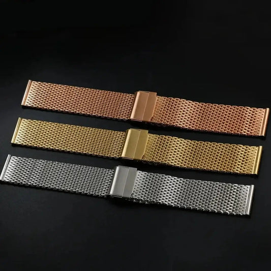 Suunto Milanese Mesh Band - Chic Metallic Design BandsCo Straps